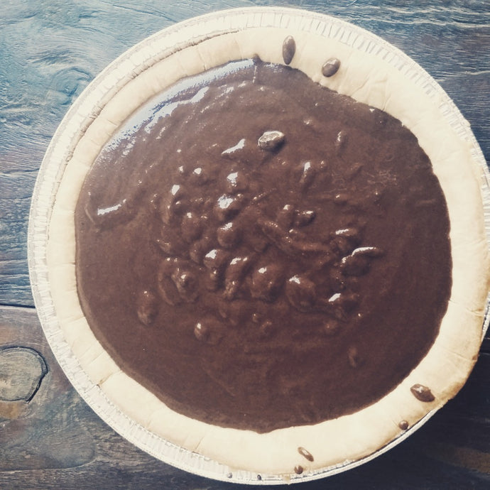 Chocolate Pudding Pie (Vegan + Gluten-Free)