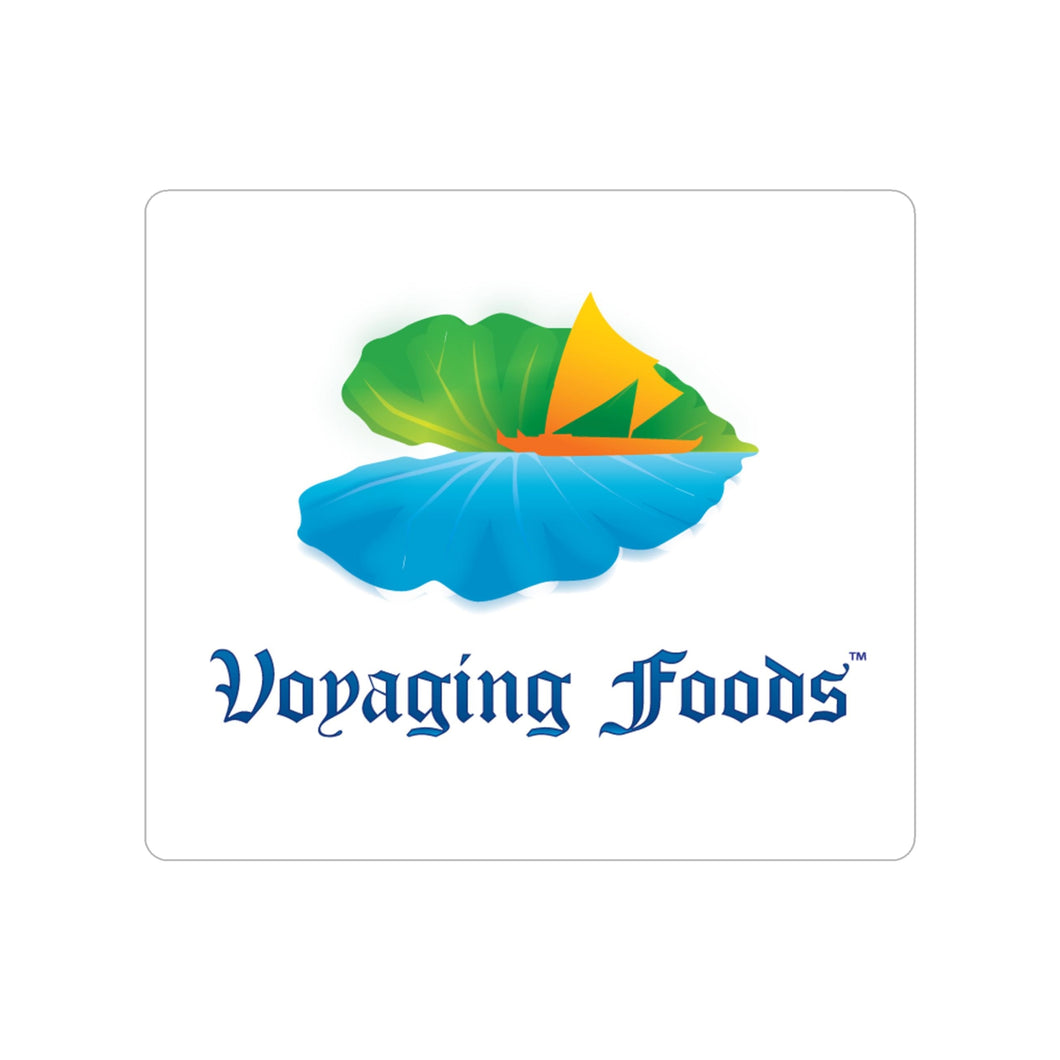 Voyaging Foods Transparent Outdoor Stickers, Die-Cut, 1pcs