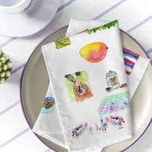 Island Inspired Printed Cloth Napkins