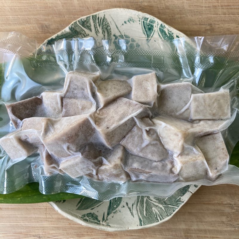 Steamed and peeled Kalo (Taro) - 5 oz
